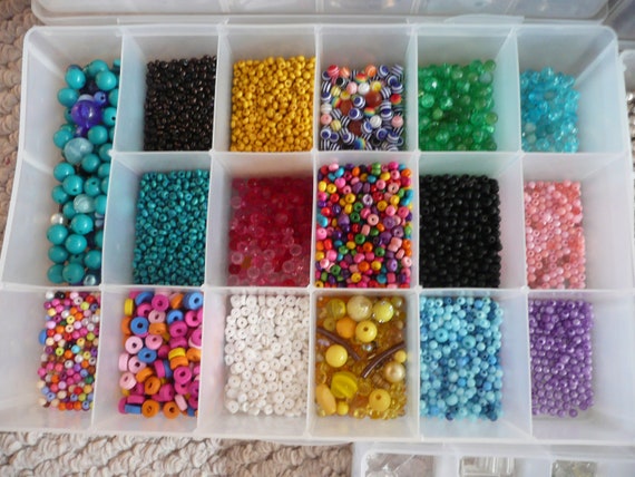 CLEARANCE Wood and Plastic Craft Beads 