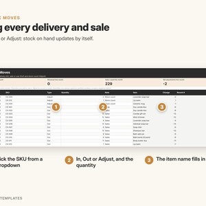 Small Business Inventory Tracker, Google Sheets Template with Low Stock Alerts (Digital Download) image 5