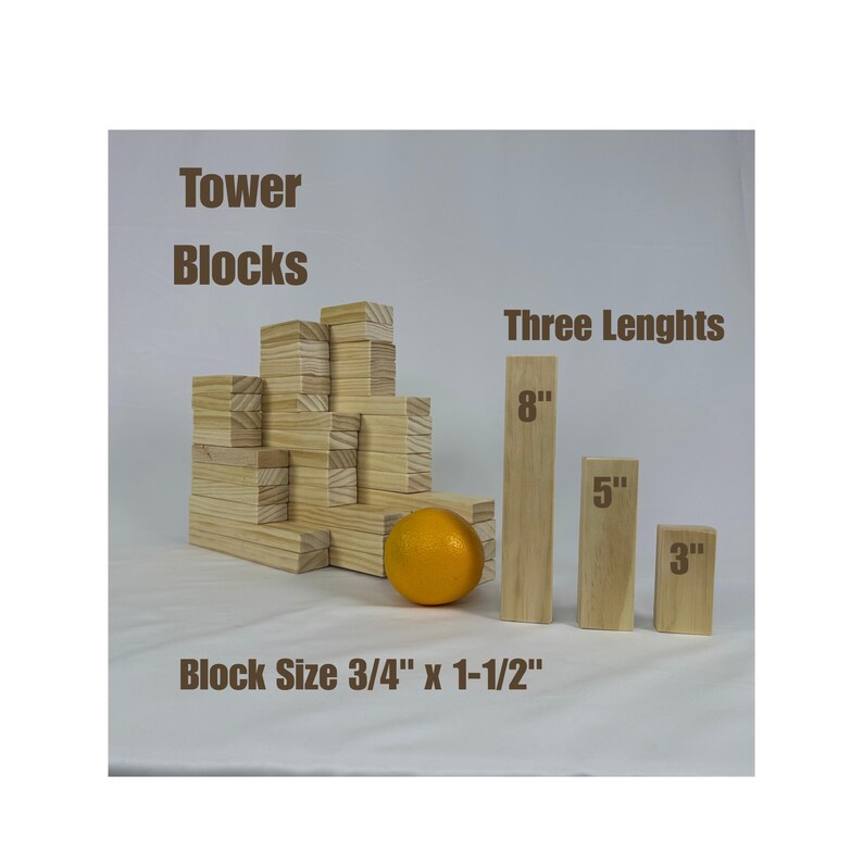 Tower Blocks is Handcrafted Wood Blocks for Stacking, Building and ...