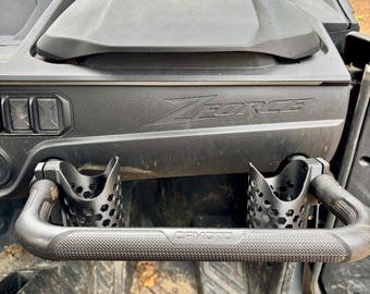 SXS ATV Grab Bar Cup Holder | CFMOTO ZForce Drink Mount, Secure Clamp