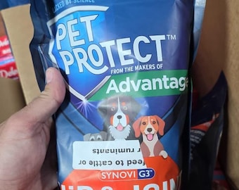 Pet Protect Hip & Joint Dog Supplements | Synovi G3 Joint Support Chews