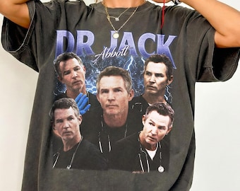 Dr. Jack Abbott Vintage Style Medical Drama T-Shirt, Retro 90s Comfort Colors Tee