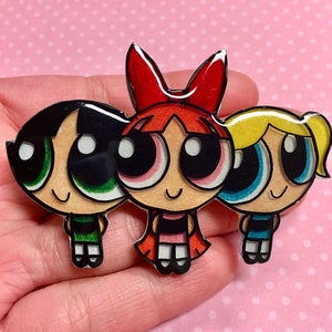 Powerpuff Girls Brooch