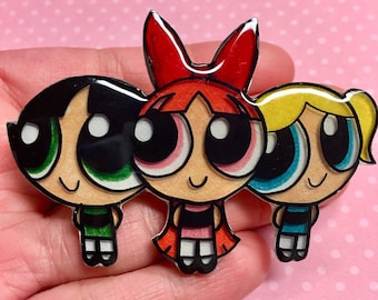Powerpuff Girls Brooch