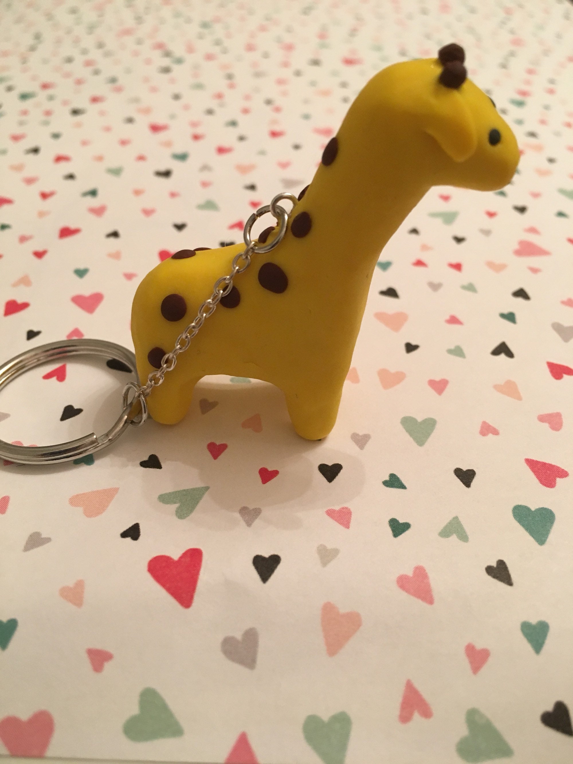 Giraffe keychain deals