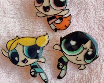 Power Puff Girl Pins