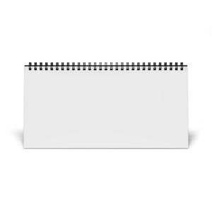 Simplex 2026 Grid Desk Calendar | Spiral-Bound Desk Calendar
