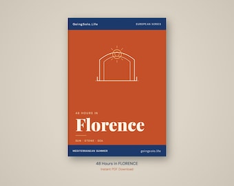 48 Hour Florence Itinerary | Solo Travel Guide (PDF Download)