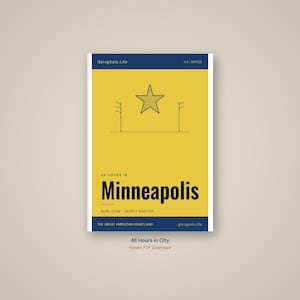48 Hours in Minneapolis Travel Guide | Digital Download & Map image 1
