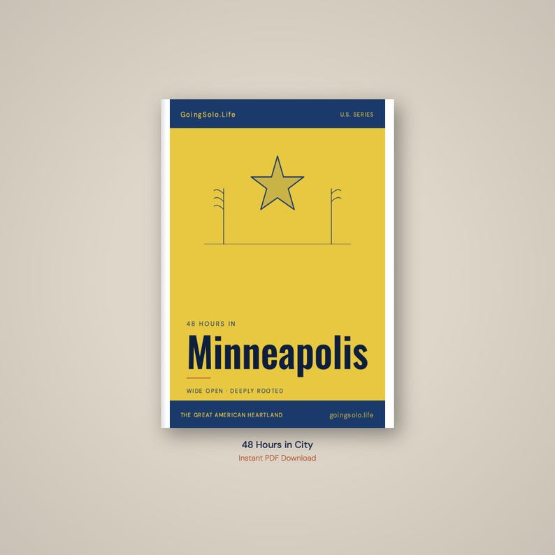 48 Hours in Minneapolis Travel Guide | Digital Download & Map image 1