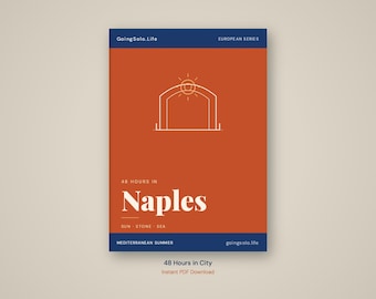 48 Hour Naples Itinerary | Solo Travel Guide (PDF Download)