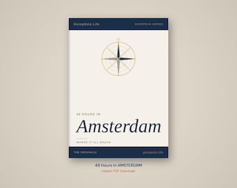 Guía de viaje para viajar solo a Ámsterdam / Itinerario de 48 horas (Descarga en PDF)