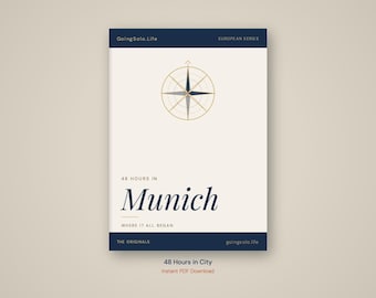 Guía de viaje a Múnich / Itinerario para viajar solo en 48 horas (Descarga en PDF)