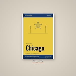48 Hours in Chicago Reisgids | Digitale download en kaart afbeelding 1