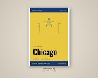 48 Hours in Chicago Reisgids | Digitale download en kaart