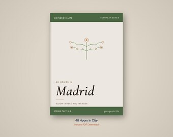 Guía de viaje a Madrid en PDF / Itinerario para viajeros solitarios, España (48 horas)