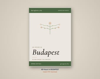 Guía de viaje de Budapest / 48 horas, baños termales, bares en ruinas (Descarga en PDF)