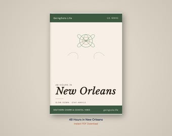 Guía de viaje para viajar solo a Nueva Orleans en 48 horas (Descarga en PDF)