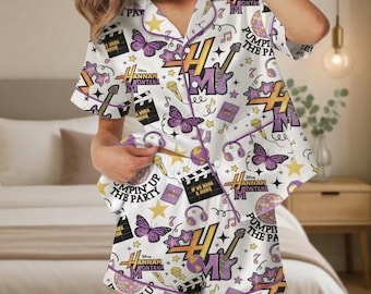 Hannah Montana 20Th Anniversary Pajamas, Disney Hannah Montana Pajamas, Disney Channel Pop Star, Magic Kingdom, Disneyland Family Trip