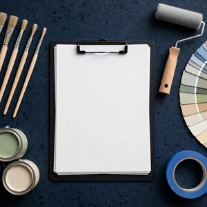 Painting Contractor Business Forms Bundle Printable | Room Quote Sheet, Color Consult, Job Checklist, Invoice Tracker Download