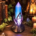 Fantasy Reading Light, Elven Crystal Accent Lamp, LED Bookshelf Light, Book Nook Decor, Reader Gift