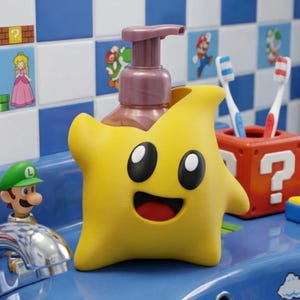 Luma Star Soap Holder, Pencil Cup, Desk Organizer, Gamer Gift, Bathroom Organizer, Cute Desktop Storage