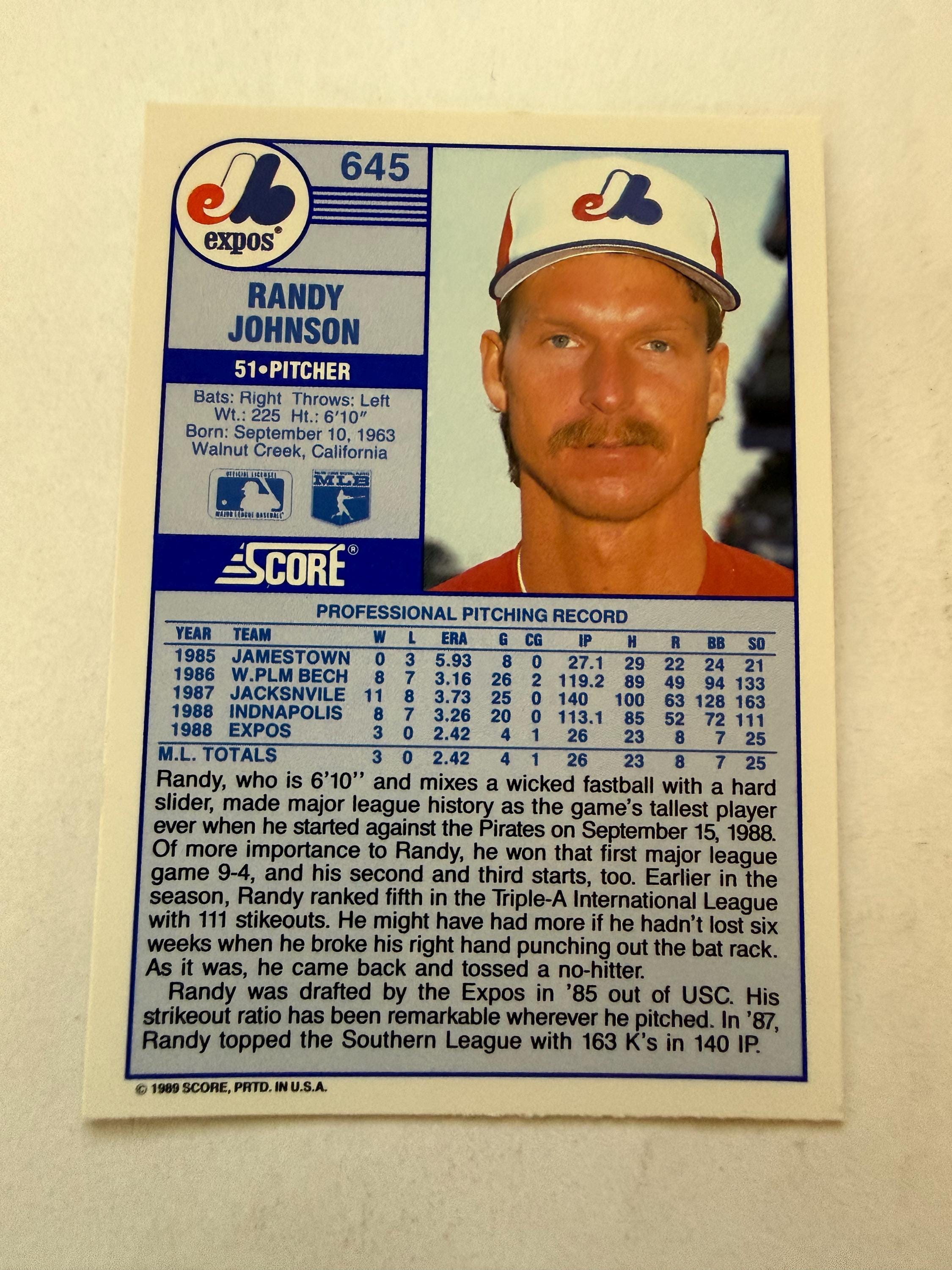 1989 Score Randy Jackson Rookie Card - Etsy