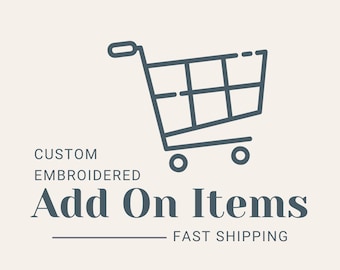 Wunschstickerei Add-On: Brust, Ärmel, Rücken, Kapuze