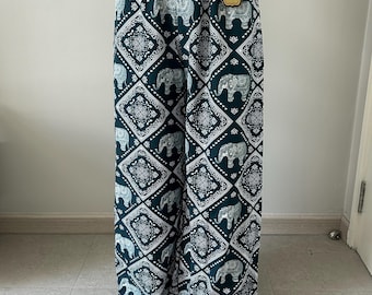 Thai Elephant Pants – Lightweight Harem Yoga Festival Travel Trousers