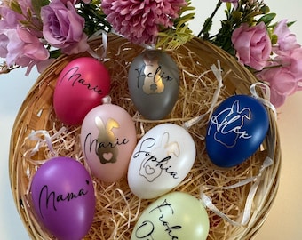 Ostereier Personalisiert | Personalisierte Ostereier | Osterdeko | Ostereier mit Namen | Geschenkideen Ostern | Ostergeschenk personalisiert