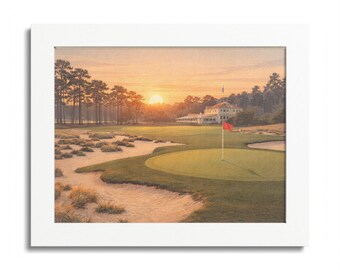 Pinehurst Gerahmtes Poster