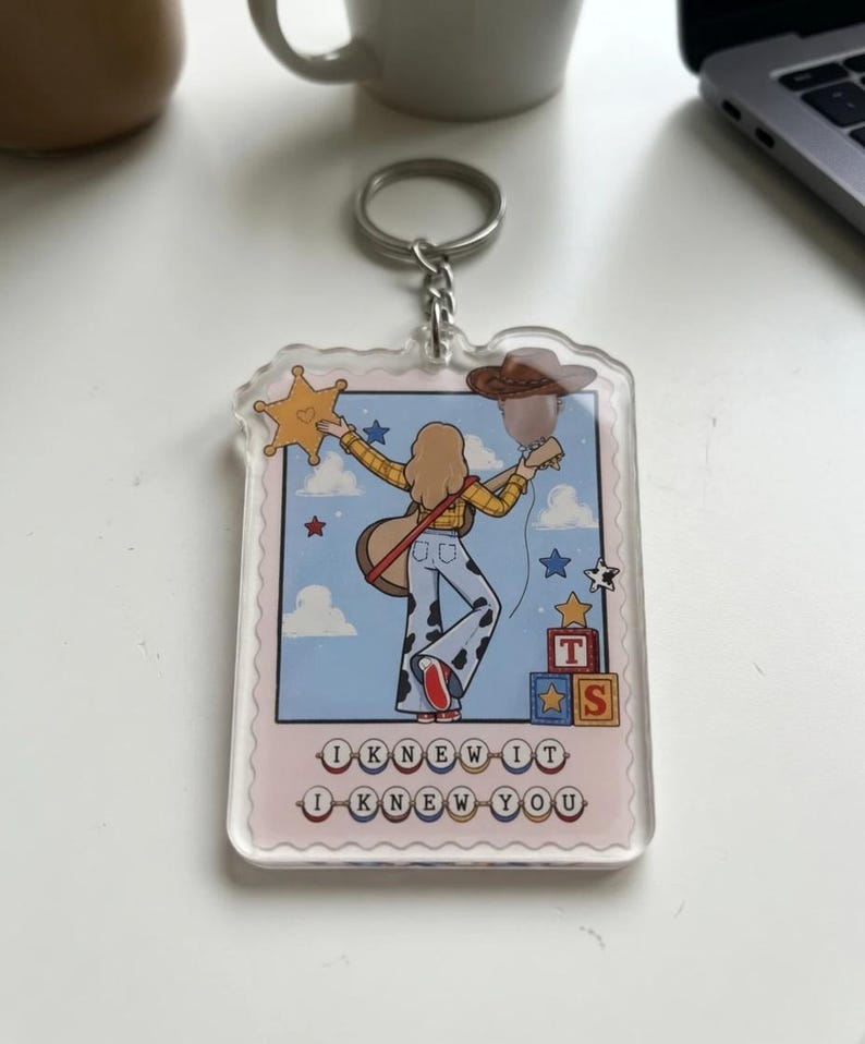 I Knew It I Knew You Keychains, TS and Toy Story 5 Friendship Keychains image 1
