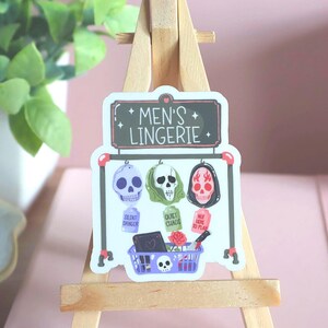 Masked Men Lingerie Sticker | Morally Gray Book Boyfriend | Bookish Waterproof Vinyl