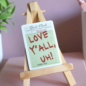 Love Y'all – Quote Sticker | Hudson Williams Vinyl