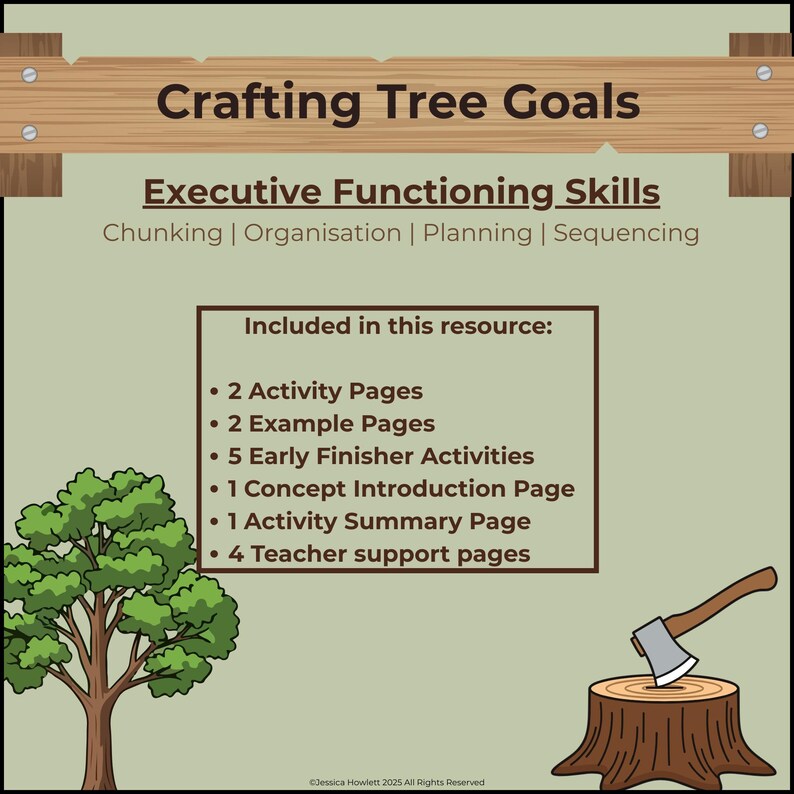 Executive Functioning Worksheet | Planning & Sequencing Activity | Task Breakdown Printable | Study Skills SEL Classroom Resource image 2