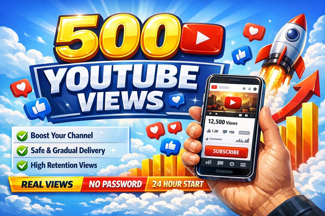 500 Youtube Views | Boost Video Reach, Social Media Marketing (24 Hour ...