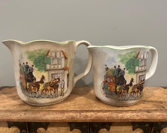 Vintage BCM Nelson Ware Ye Olde Fox Inn Pitcher Creamer Jug