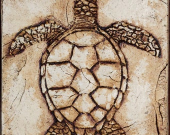 Hawksbill Turtle Tile