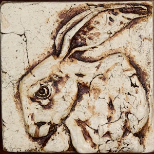Ceramic Hare Tile