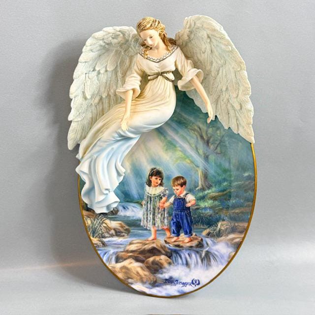 Vintage Angels Plate - Etsy