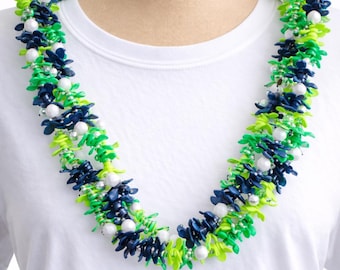 BELLEZA AZUL - Lei LEGO eterno hecho con Aloha y amor