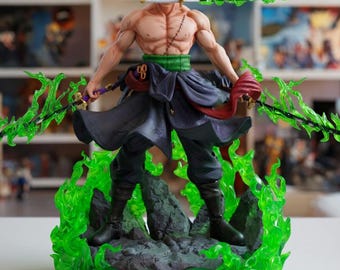 Pirate Swordsman STL File | 3 Sword Style Diorama | Straw Hat Pirate Crew Figure