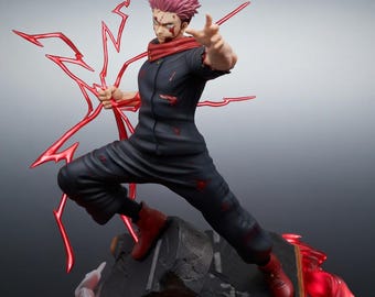 Archivo STL de la figura imprimible en 3D de alta calidad de Cursed Energy Anime Fighter / Figura de acción de alta calidad