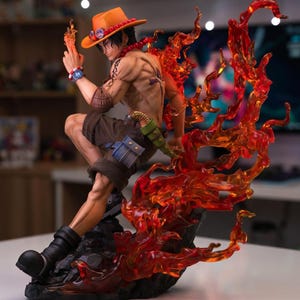 Ace Fire Fist STL File – White Beard Pirate Crew 3D Print Model | Digital Download