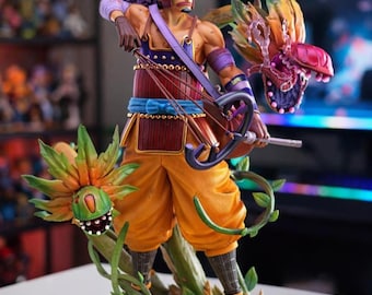 Archivo STL de la planta verde Sniper King Pop / Figura de la tripulación pirata del Sombrero de Paja