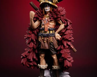 Pirate Captain Straw Hat Figure STL File | Anime Statue Digital Download