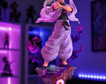 五条明（白髪の魔術師）STLファイル｜アニメファンタジー戦士フィギュア｜デジタルダウンロード