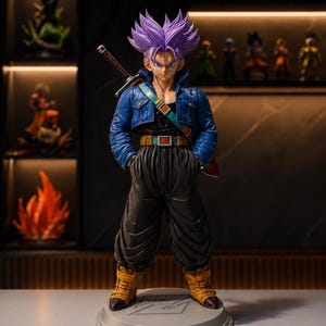 Trunks Z Warrior STL File – Anime Swordsman Figure 3D Print Model