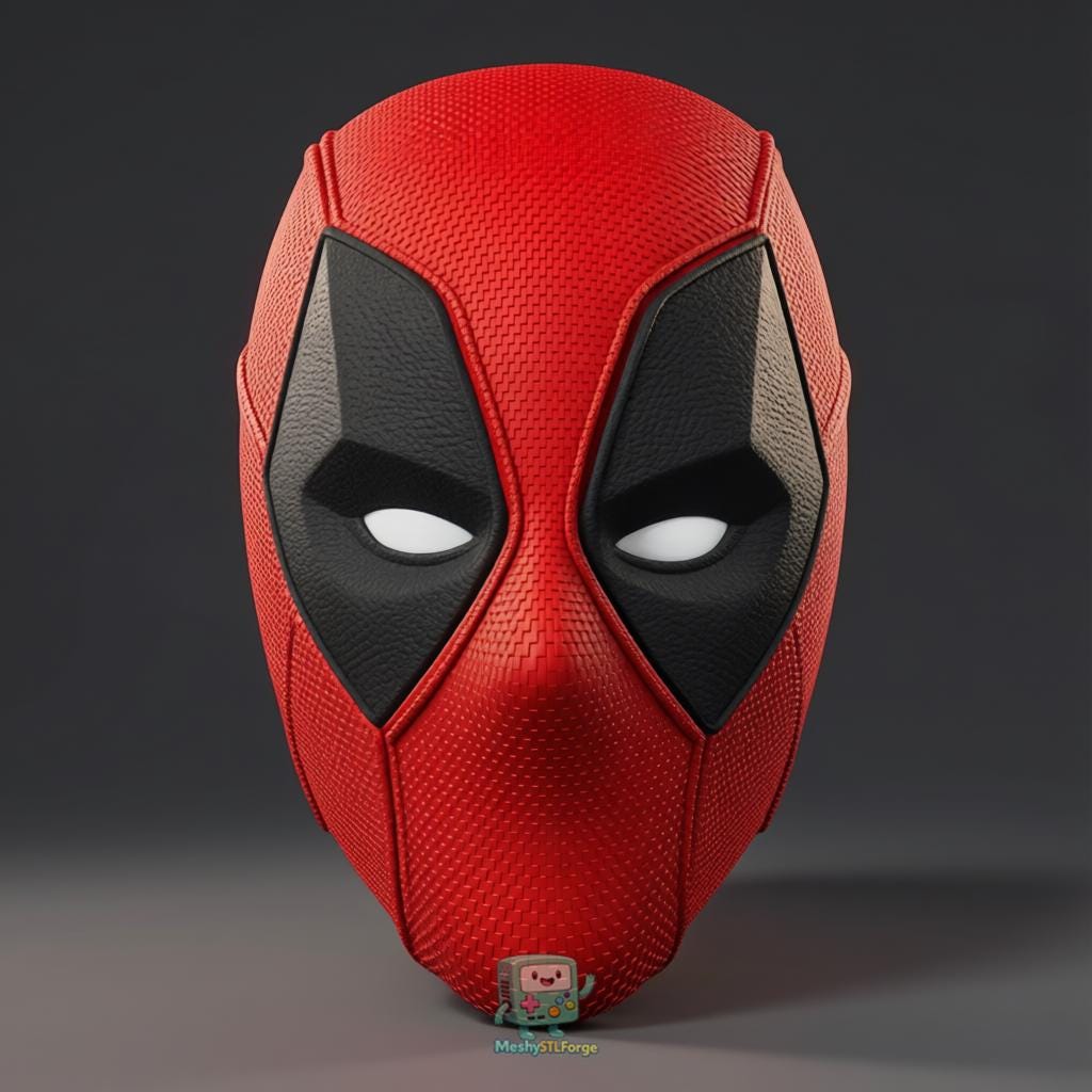 Deadpool mask - Etsy 日本