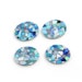 Opal Mosaic, 16x12mm Oval, 4 Stones Genuine Opal Mosaic